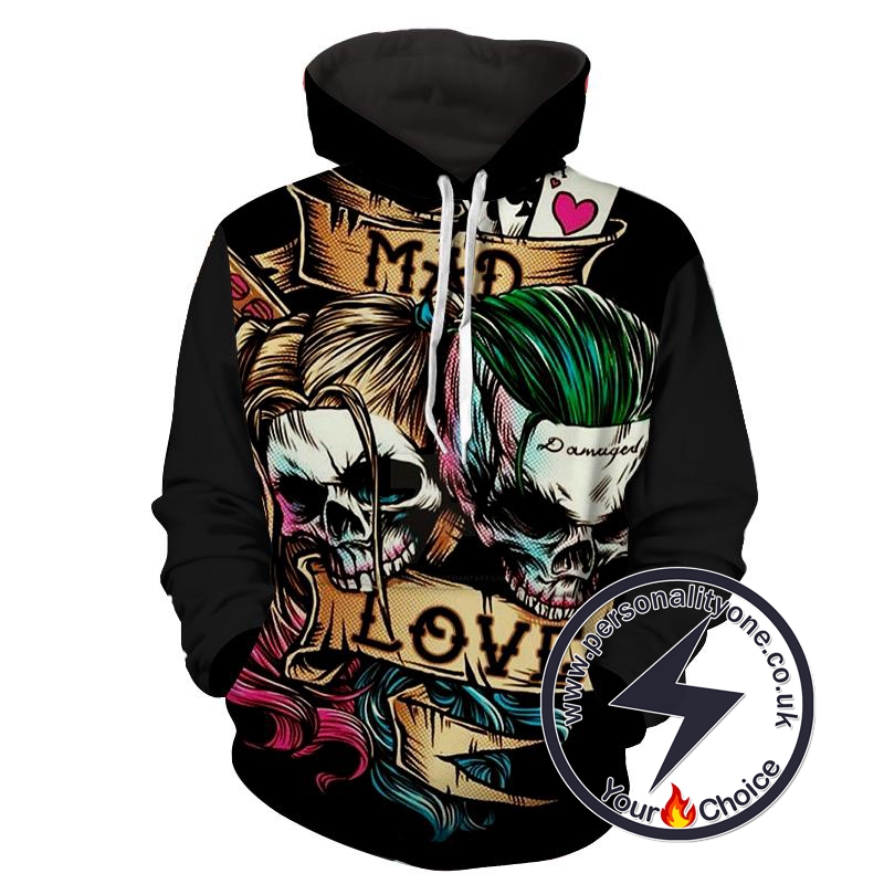 Harley Quinn - Harley Quinn 3D - Hoodies